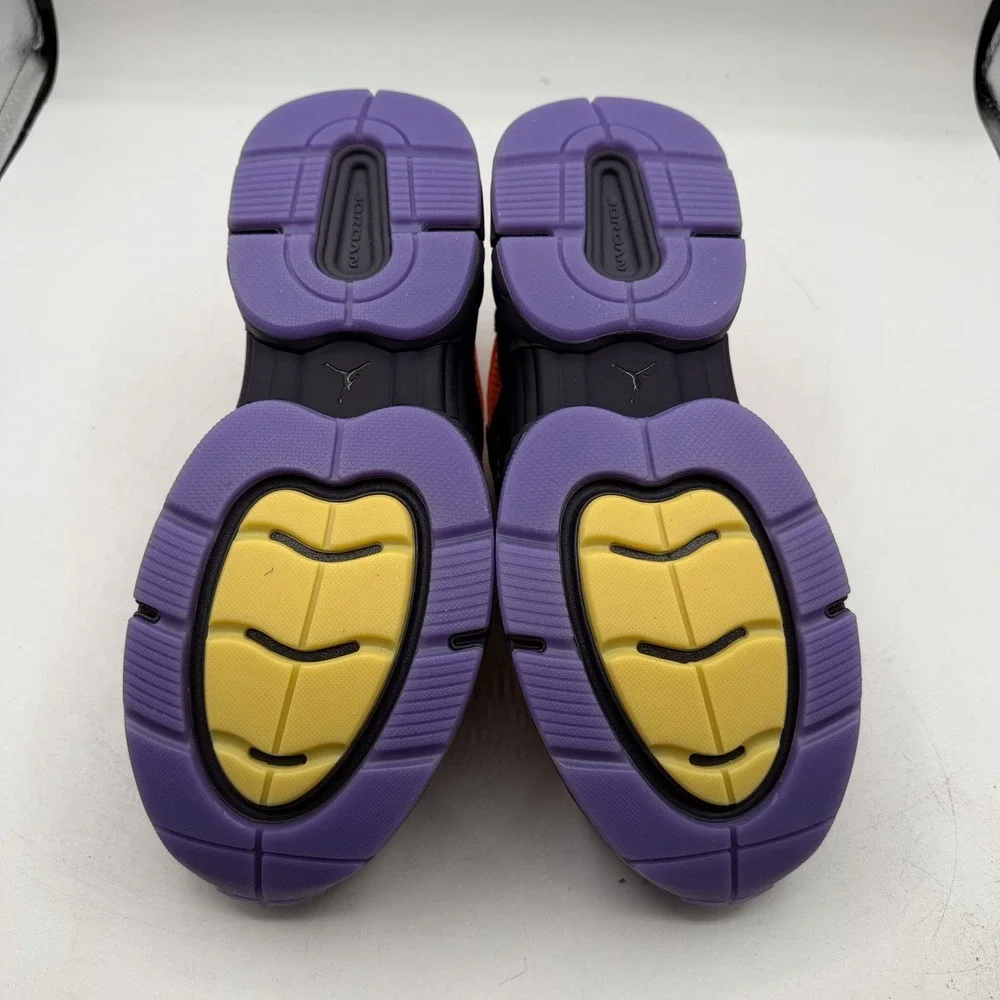 Nike Jordan Trunner O/S SP Shoes Mens Sz 12 Bright Mango/Eggplant‎ IQ5649-800